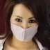 マスクお姉さんの顔